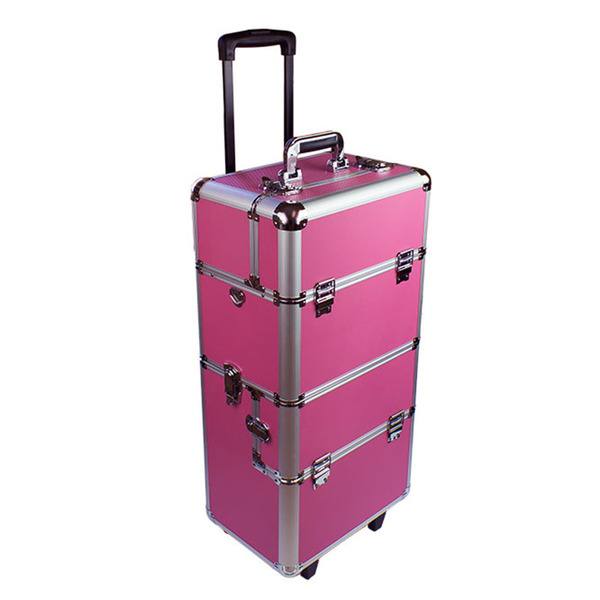 UpLac Trolley Cosmetic Case Professional Pink
