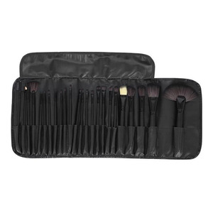 UpLac Professional Brush Set 24 pcs Black Leather Case