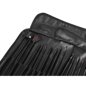 UpLac Professional Brush Set 24 pcs Black Leather Case
