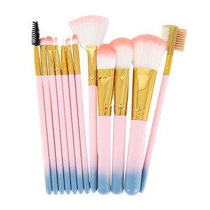 UpLac Professional Brush Set 12 pcs Pink Plastic Case