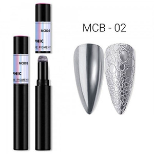 UpLac Magic Chrome Pigment Pen MCB02 Silver 9gr
