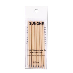 Sunone Wooden Cuticle Stick 11.5 cm  10pcs