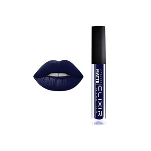 Elixir Liquid Lip Matte  # 412 Blue Black 5ml
